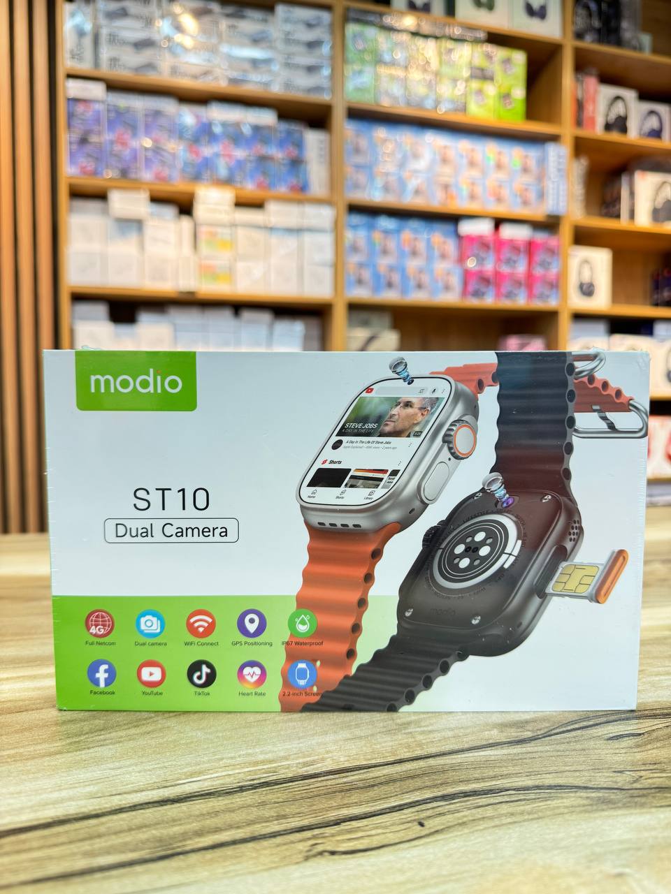 ساعت هوشمند سیمکارت خور modio ST10 دارای دو دوربین