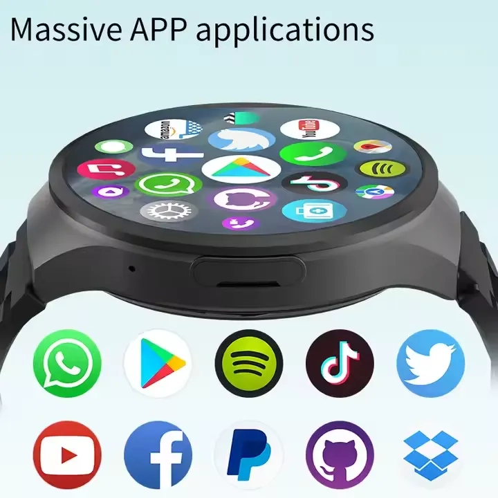 ساعت هوشمند سیم کارت خور صفحه گرد مدل VP50