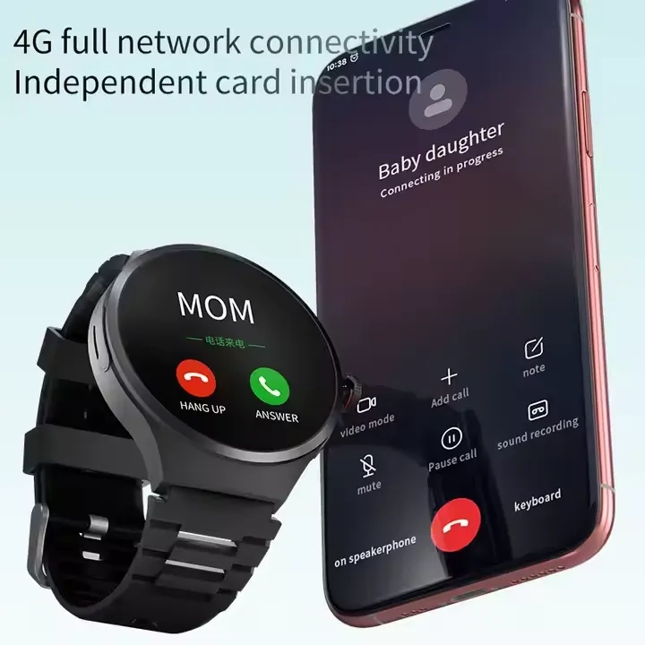 ساعت هوشمند سیم کارت خور صفحه گرد مدل VP50
