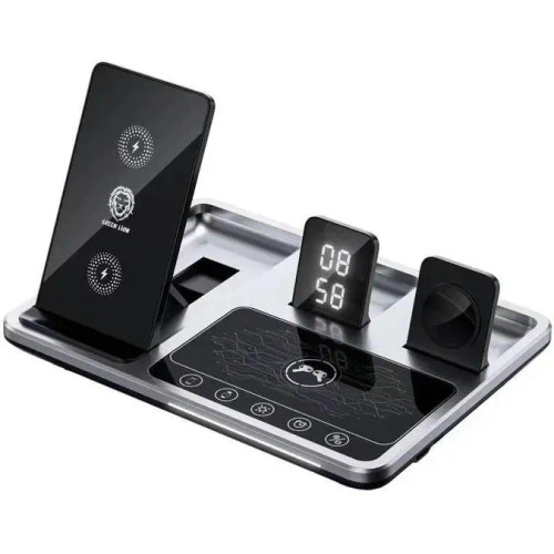 شارژر وایرلس گرین لاین مدل 4in1 Wireless Charging Station اصل