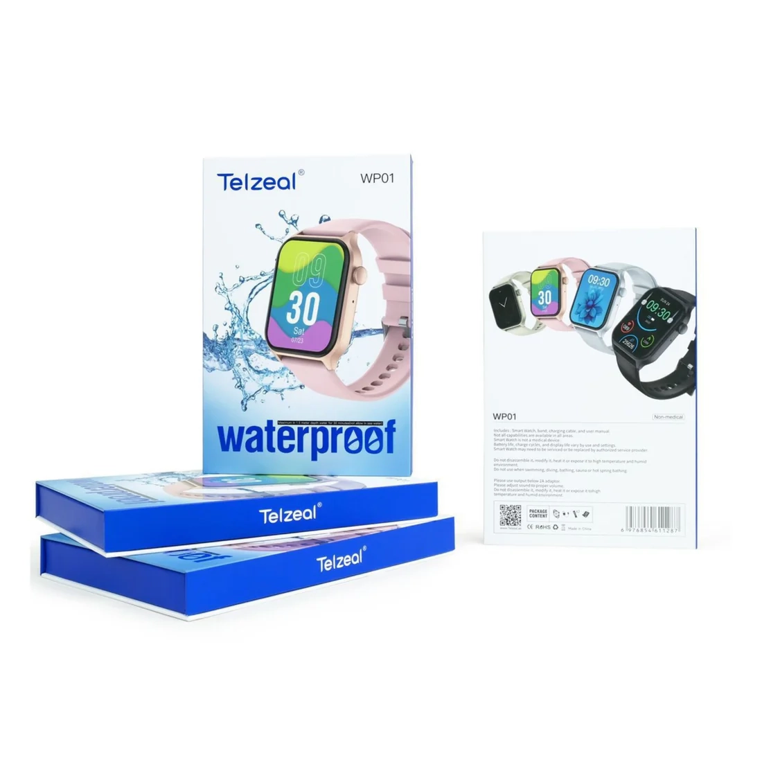 ساعت هوشمند تلزل Telzeal WP01 waterproof