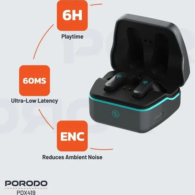 هدفون بی سیم پرودو مدل Porodo PDX419 Wireless Headphone