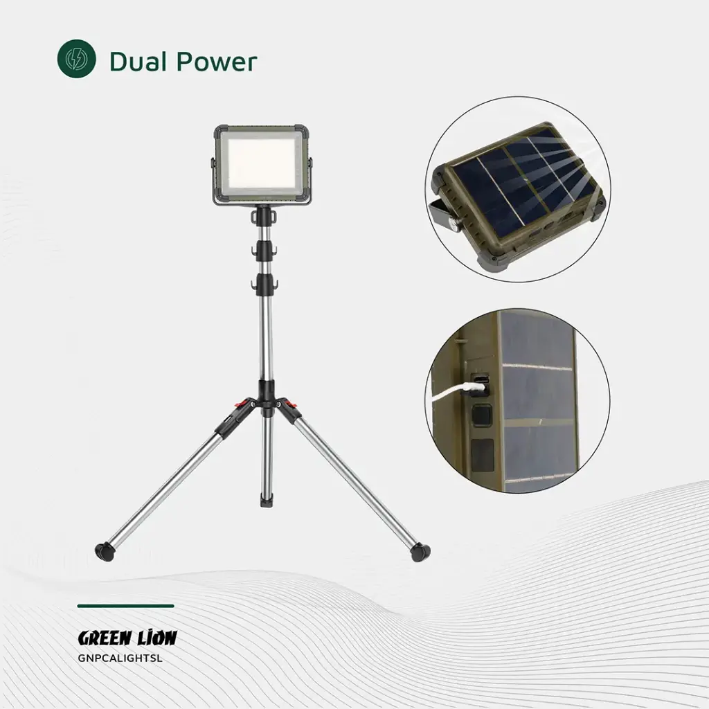 چراغ کمپینگ خورشیدی گرین لاین Green Lion Solar Camping Light GNPCALIGHTSL