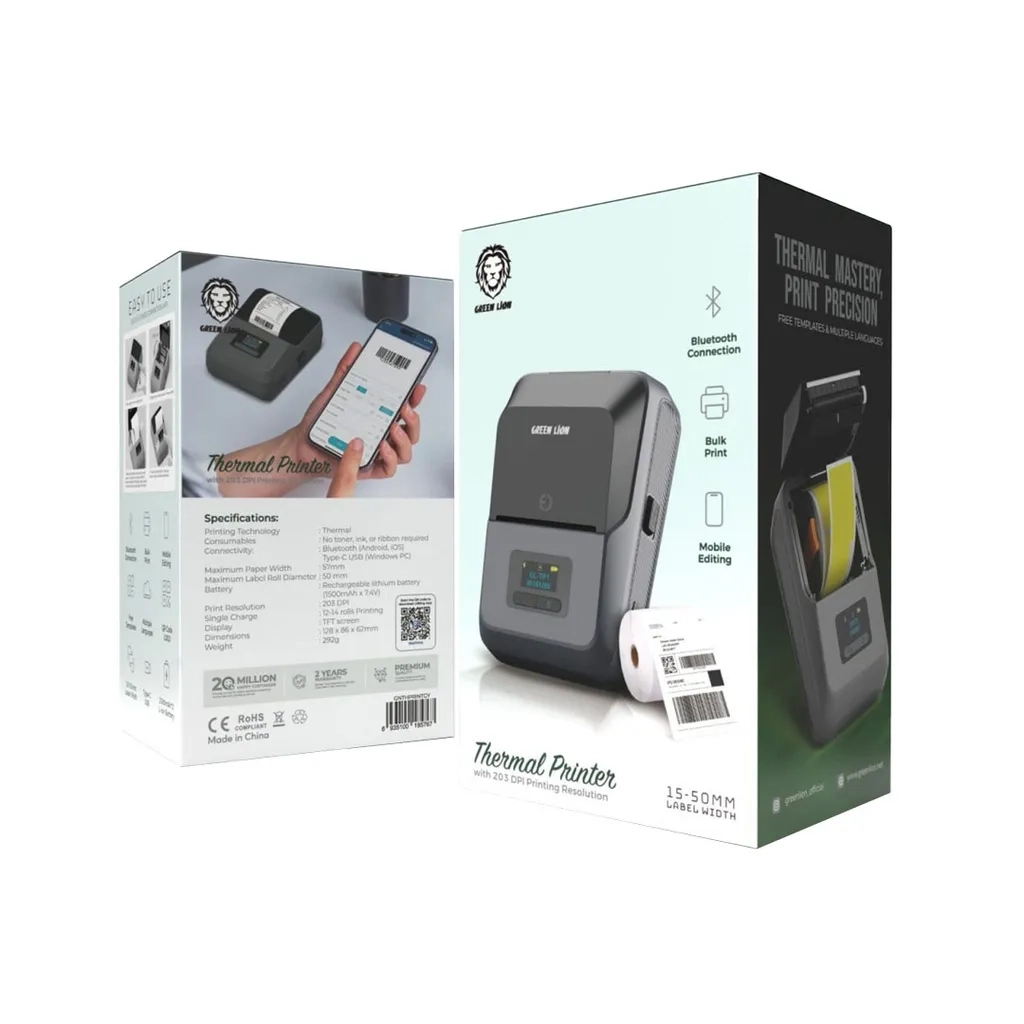 پرینتر حرارتی گرین لاین Green Lion Thermal Printer