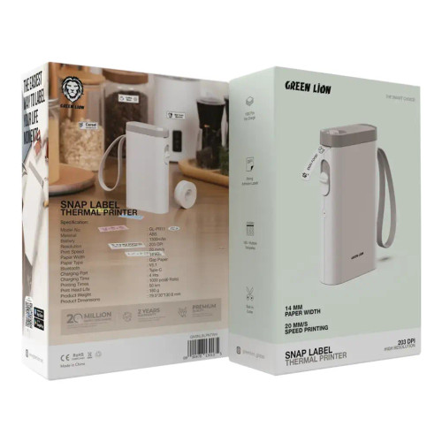 پرینتر حرارتی گرین لاین Green Lion Snap Label Thermal Printer