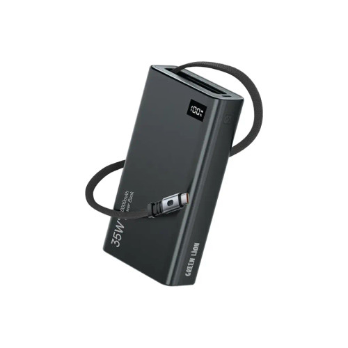 پاوربانک گرین لاین GREEN RETRACTABLE 35W 20k