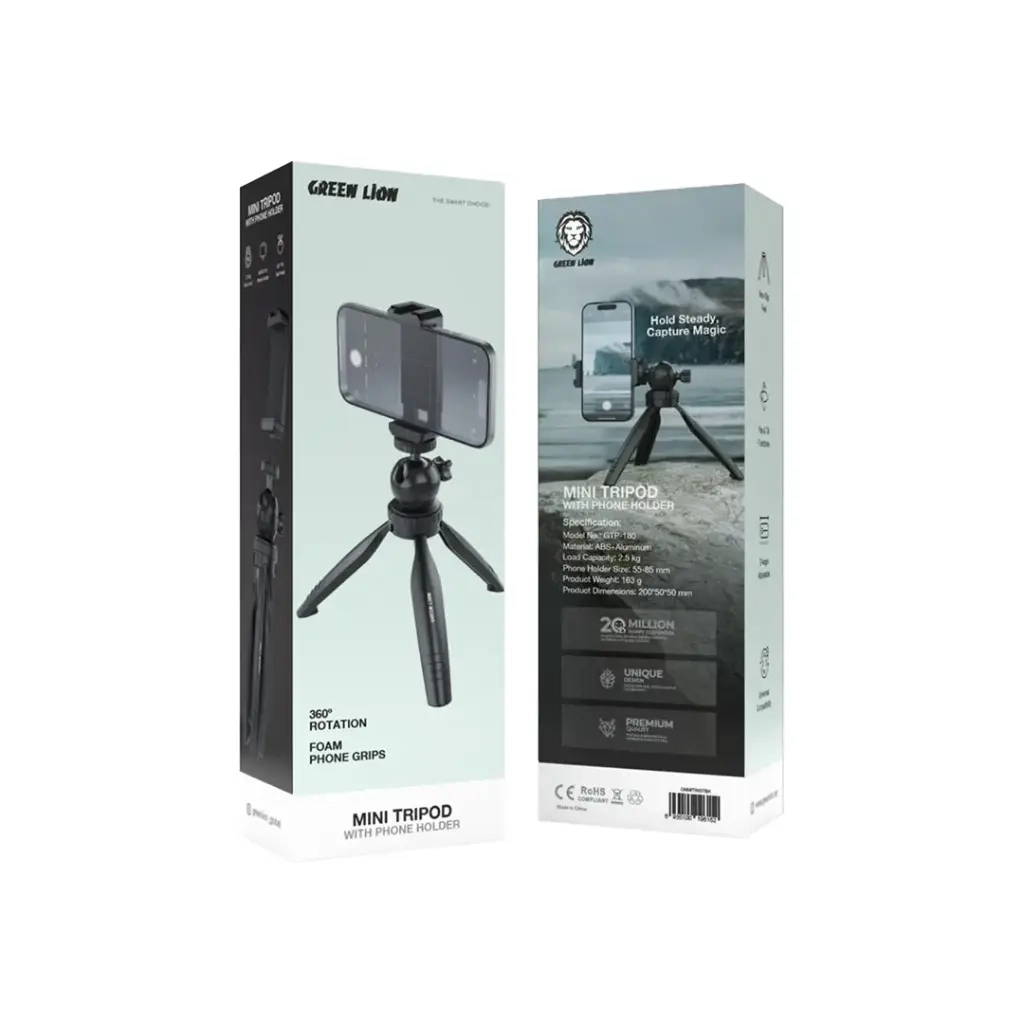سه پایه آلومینیومی حرفه ای گرین لاین Green Lion GTP-50 Tripod Professional Aluminum