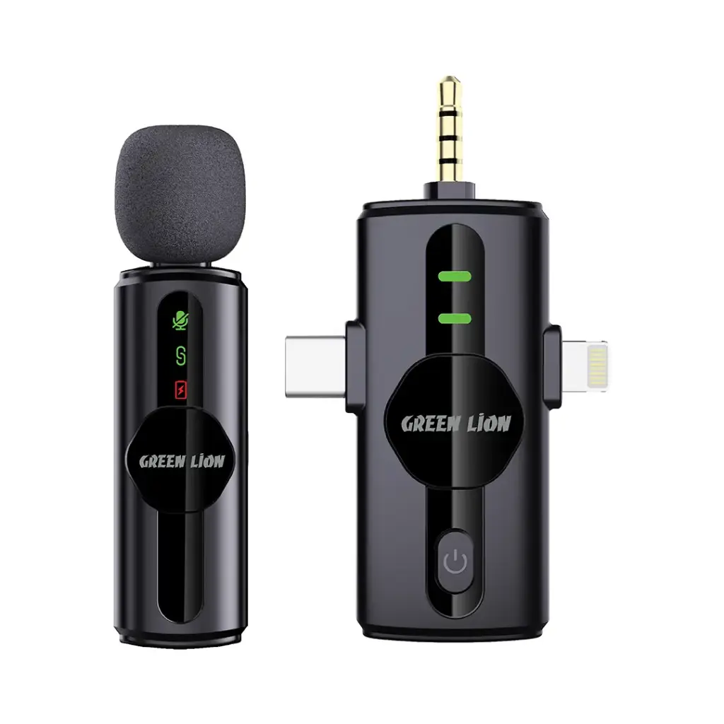 میکروفون یقه ای گرین لاین Green Lion 3 in 1 Noise Cancellation Microphone