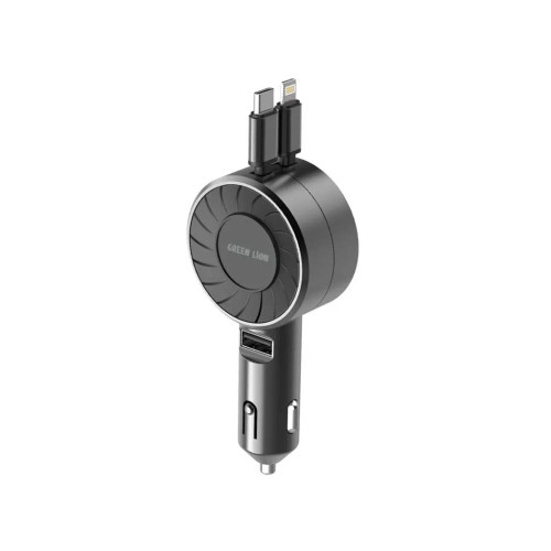 شارژر فندکی گرین لاین Green Lion Telescopic 50W Car Charger