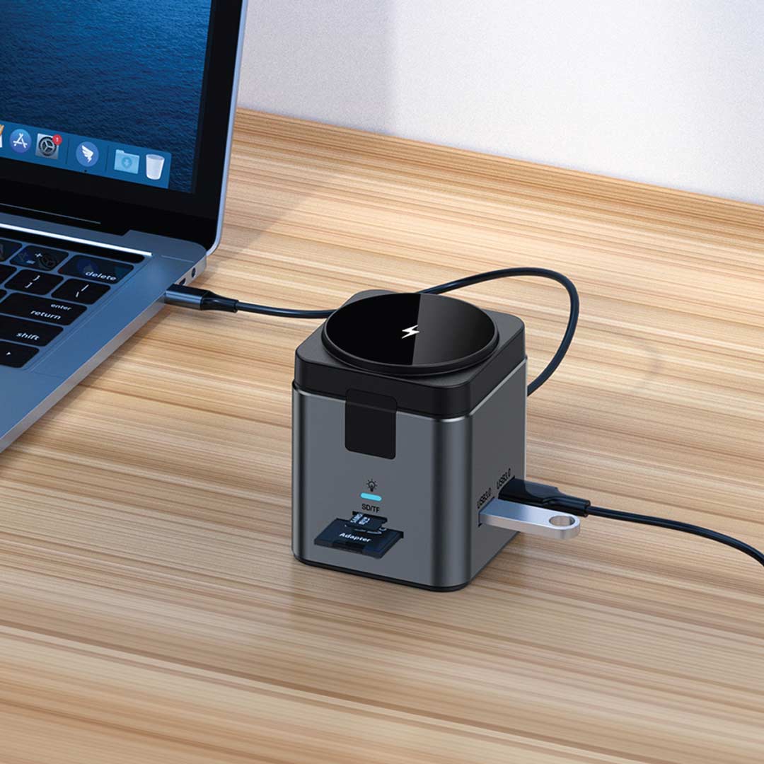 پاور هاب استیشن ۹ کاره گرین لاین Green Lion 9 In 1 Hub Docking Station