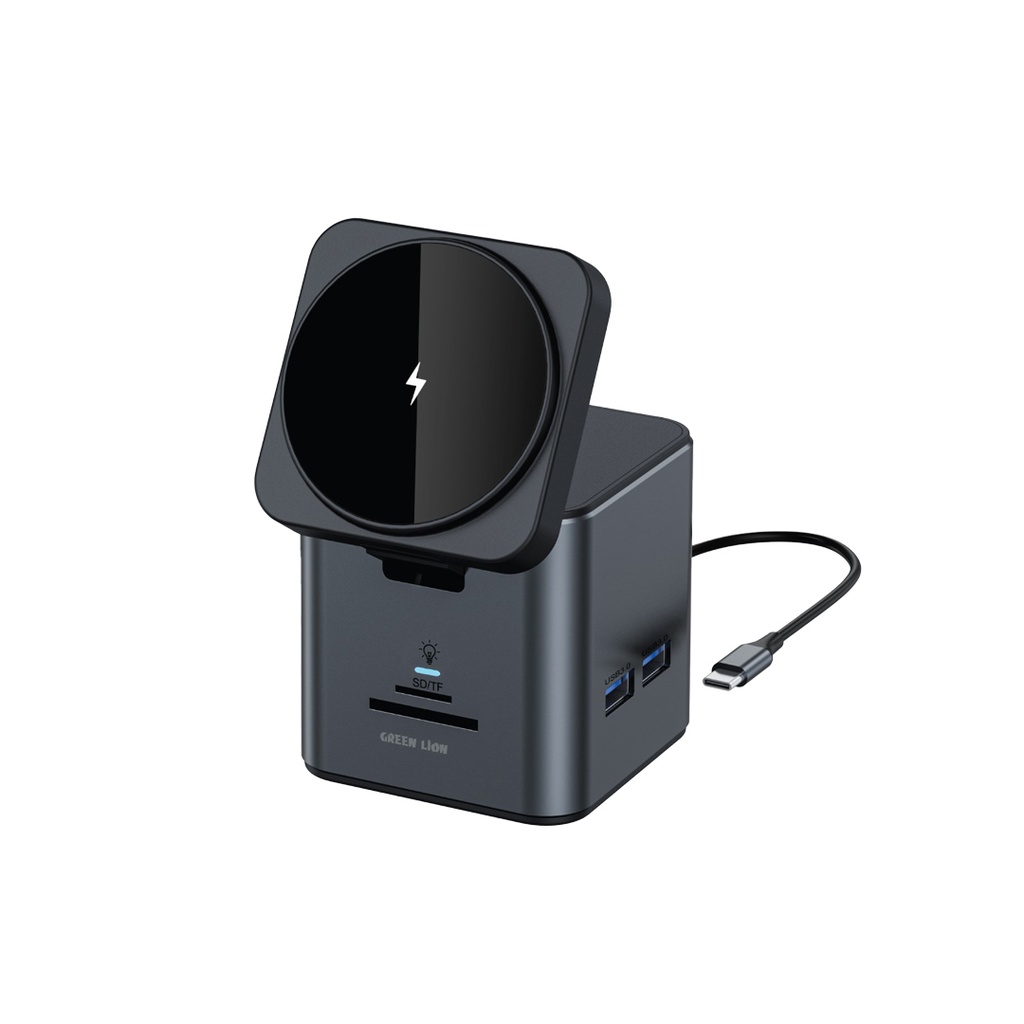 پاور هاب استیشن ۹ کاره گرین لاین Green Lion 9 In 1 Hub Docking Station