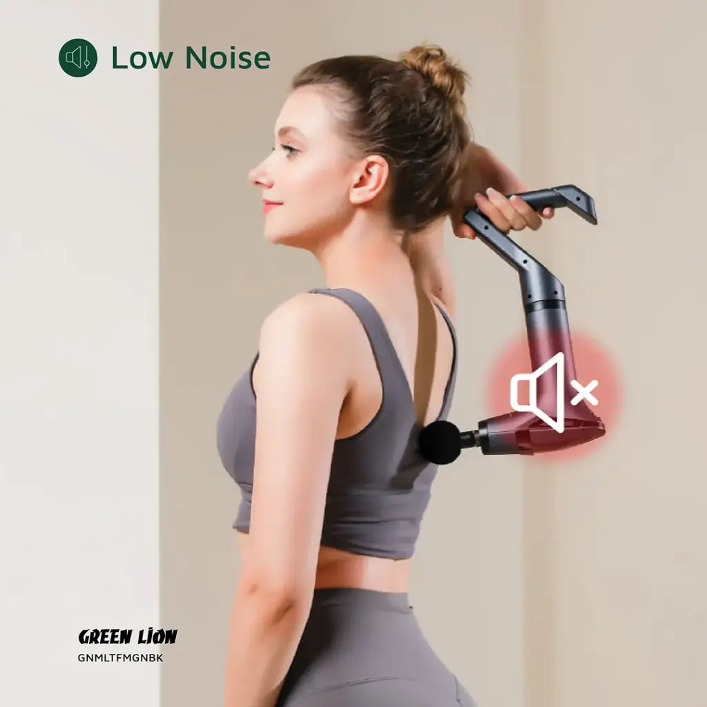 ماساژور چند منظوره گرین لاین مدل Green Lion Multifunctional Massage Gun GMG-05