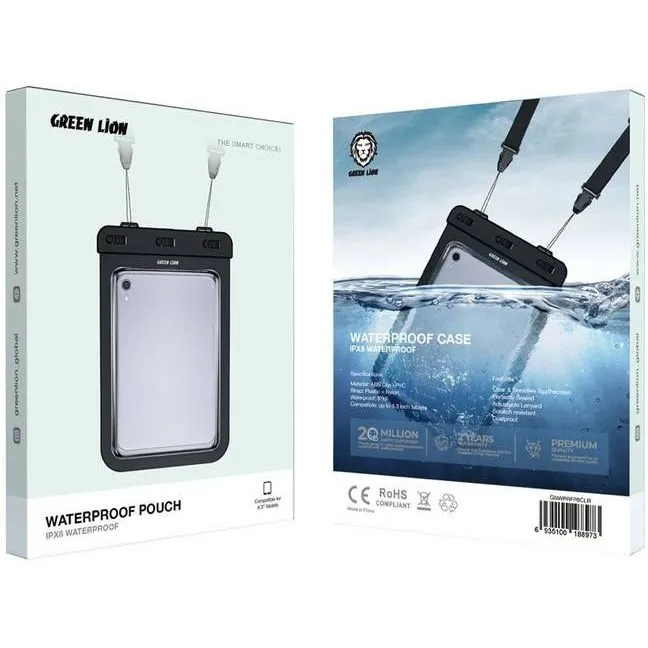 کاور ضد آب تبلت گرین لاین GREEN LION WATERPROOF POUCH IPX8