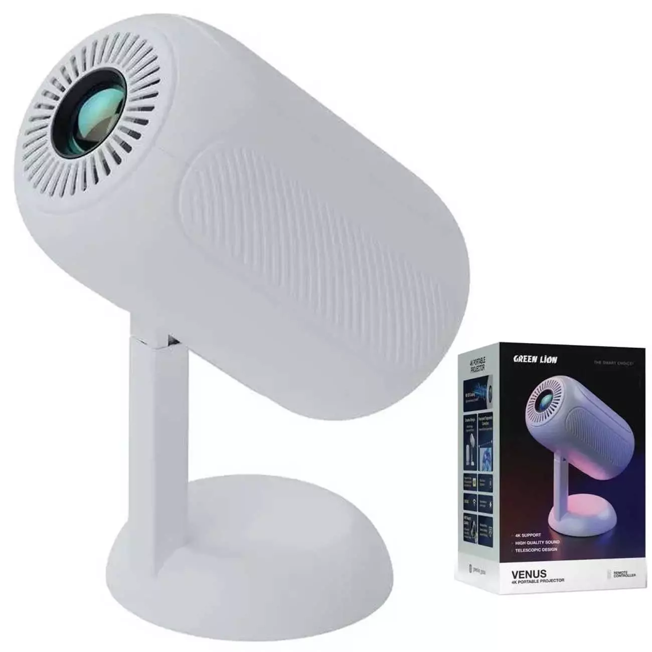 ویدوئو پروژکتور گرین لاین مدل ونوس Green Lion Venus 4K Portable Projector