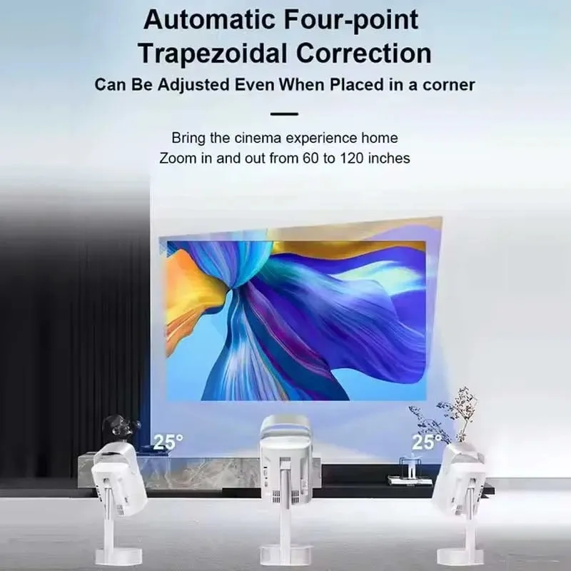ویدئو پروژکتور قابل حمل TS-9 PRO 4K با فوکوس خودکار