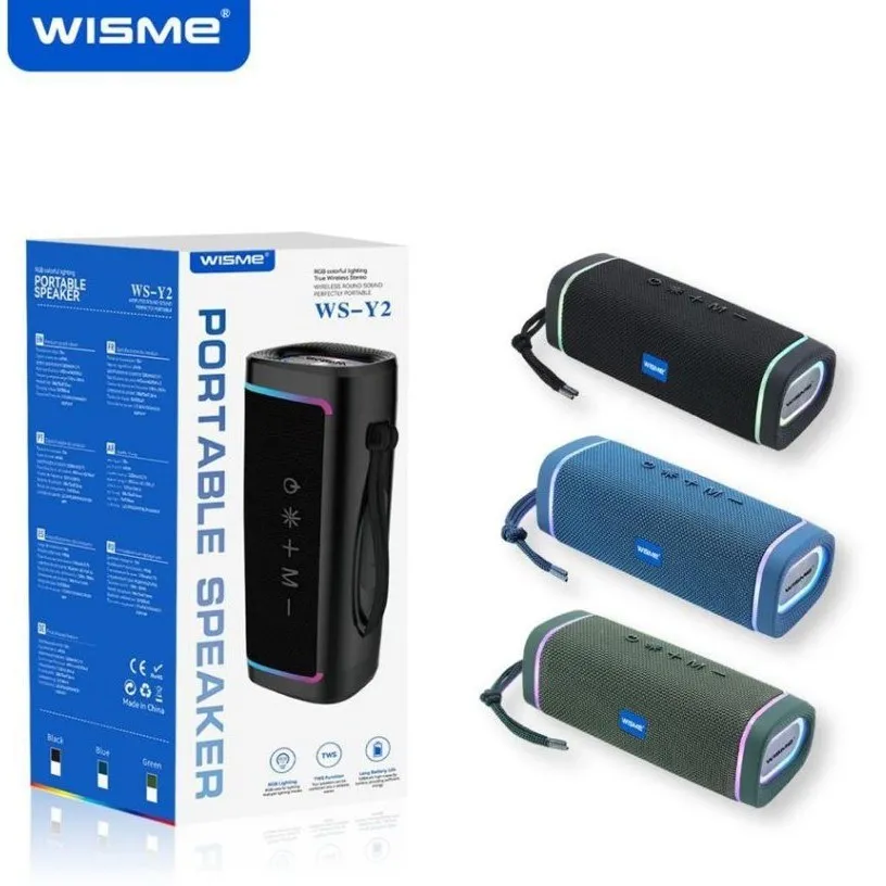 اسپیکر بلوتوثی قابل حمل ویسمی مدل wisme WS-Y2