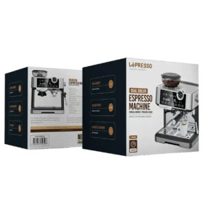 اسپرسوساز لپرسو دو بویلر با آسیاب مخروطی LEPRESSO DUAL BOILER LP038