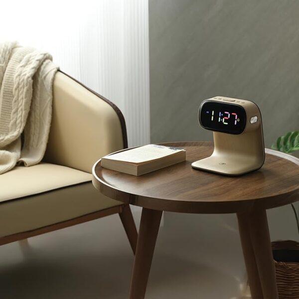ساعت رومیزی و شارژر وایرلس گرین لاین Green Lion Bedside Clock Wireless Charger