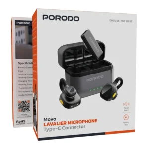 میکروفون یقه‌ ای پورودو Porodo Movo Type-C اصلی