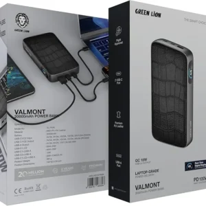 پاور بانک گرین لاین GREEN LION VALMONT 20K