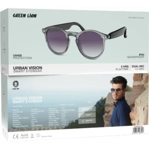 عینک هوشمند گرین لاینGreen Lion Urban Vision Smart Eyewear GL-SG13